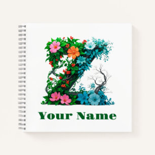 Personalized Letter Z Notebook