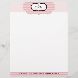 PERSONALIZED LETTERHEAD :: chic boutique 2