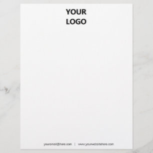 Personalized Letterhead Your Logo Email Website