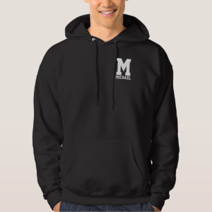 Personalized Letterman Monogram Hoodie