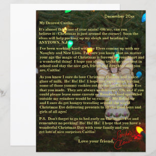 Personalized Letters from Santa Angel