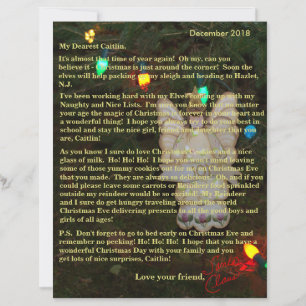 Personalized Letters from Santa Angel Lights