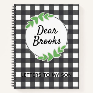 Personalized Letters To My Son Journal