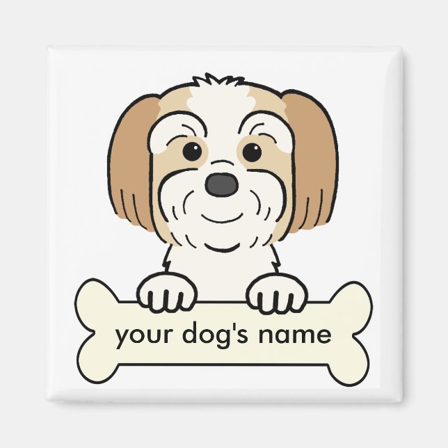 Personalized Lhasa Apso Magnet (Front)