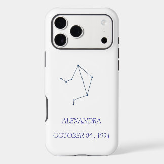 Personalized Libra Constellation iPhone Case - Cus