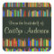 Personalized Library Bookshelves Bookplate Sticker
