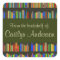 Personalized Library Bookshelves Bookplate Sticker