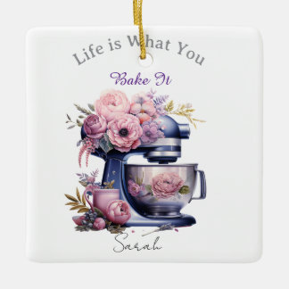 Personalized Life is What You Bake It Ornament