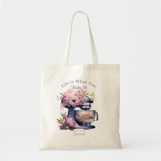 Personalized Life is What You Bake It Tote Bag