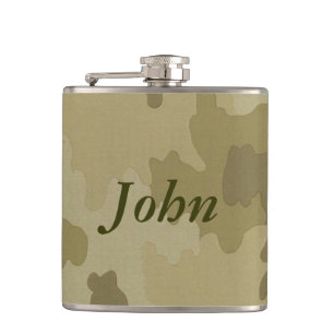 Personalized Light Camouflage Flask