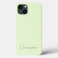 Personalized light green Radial Texture