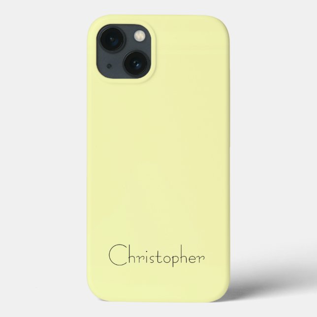 Personalized Light yellow Radial Texture Case-Mate iPhone Case (Back)