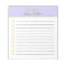 Personalized Lilac and Gold To Do List Checklist