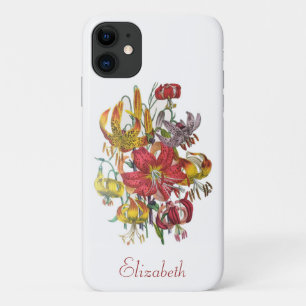Personalized Lilies iPhone 11 Case