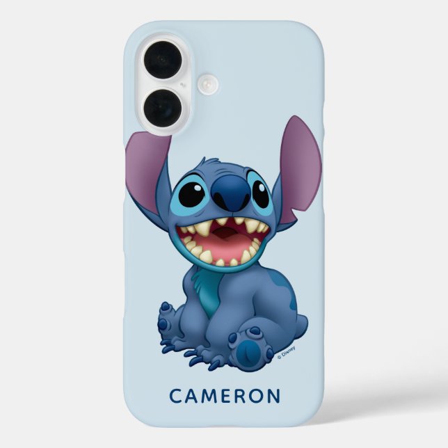 Personalized Lilo & Stitch Excited Case-Mate iPhone Case (Back)