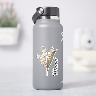 Personalized Lily of the Valley Custom Name Floral