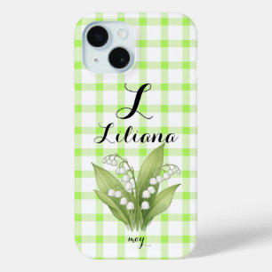 Personalized Lily of the Valley Name Phone Case