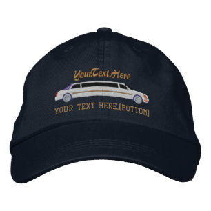 Personalized Limousine Driver Embroidery Embroidered Hat