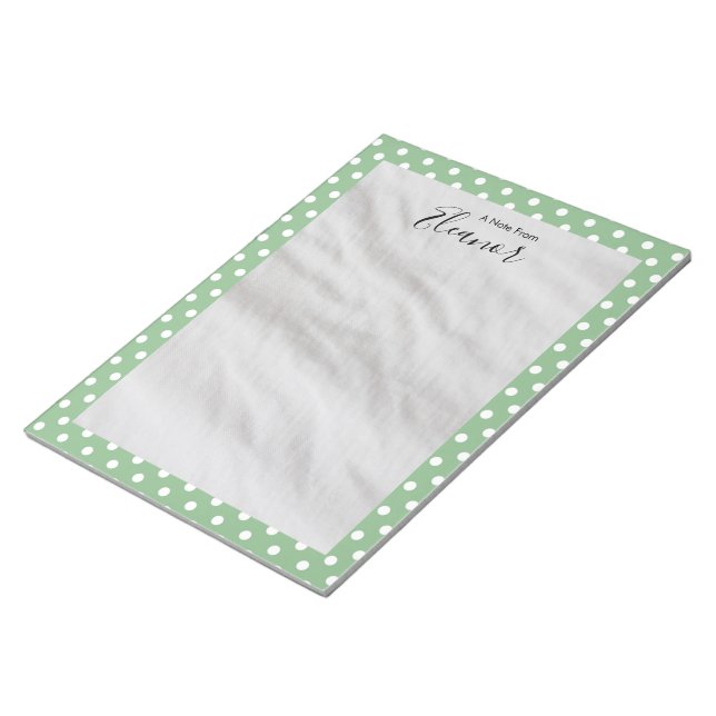 Personalized Lined   Notepad (Angled)