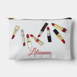 Personalized Lip Sticks Accessory Pouch