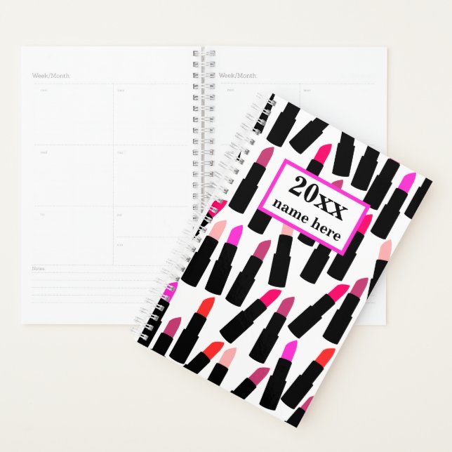 Personalized Lipstick Planner (Display)