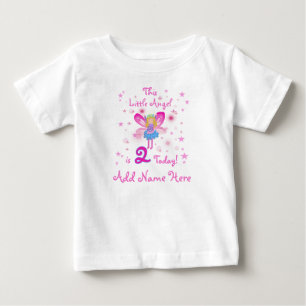 Personalized LIttle Angel 2nd Birthday Tshirt