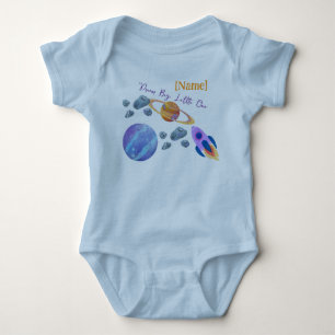 Personalized "Little Astronaut" Baby Bodysuit – Sp