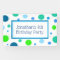 Personalized Little Boy's Blue Birthday Banner