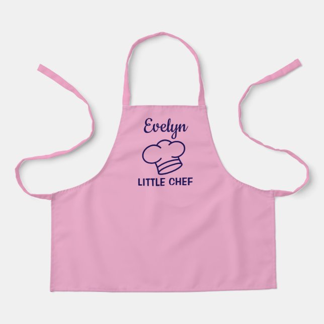  Personalized Little Chef Apron (Front)