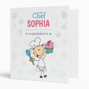 Personalized Little Chef Recipe Binder for Kids