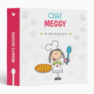 Personalized Little Chef Recipe Binder for Kids