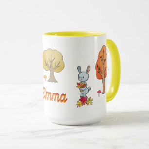 Personalized LIttle Critters In Fall Mug