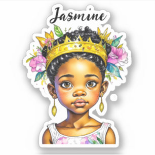 Personalized Little Girl Princess of Colour