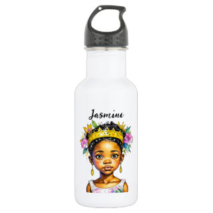 Personalized Little Girl Princess of Colour 532 Ml Water Bottle