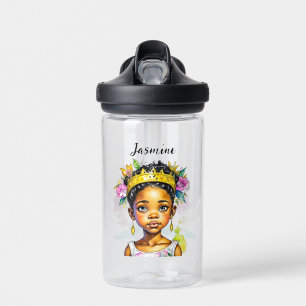 Personalized Little Girl Princess of Colour Water Bottle