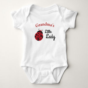 Personalized Little Lady Ladybug Baby Bodysuit