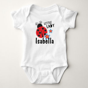 Personalized Little Lady LadyBug Baby Bodysuit