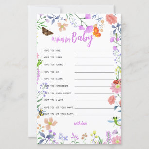 Personalized Little Love Bug Wishes for Baby