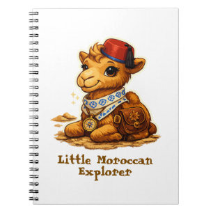 Personalized Little Moroccan Explorer Camel – Cute Notebook