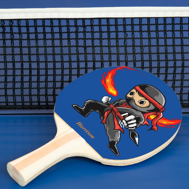 Personalized Little Ninja Ping Pong Paddle (Insitu)