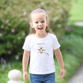 Personalized Little Pollinators Born To Fly Toddler T-shirt