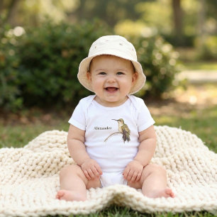 Personalized Little Pollinators Wild and free Baby Bodysuit