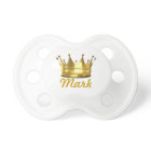 Personalized Little Prince Crown Pacifier