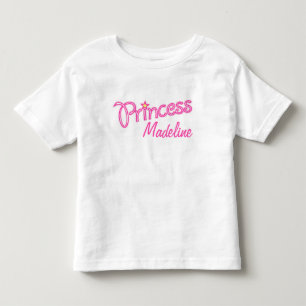 Personalized Little Princess graphic text girls Toddler T-shirt