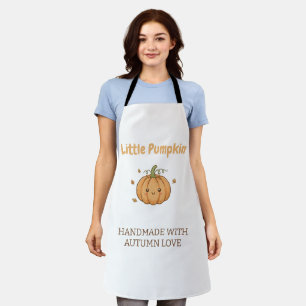 Personalized Little Pumpkin Baby Blanket Apron