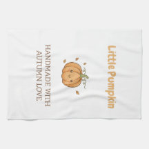 Personalized Little Pumpkin Baby Blanket