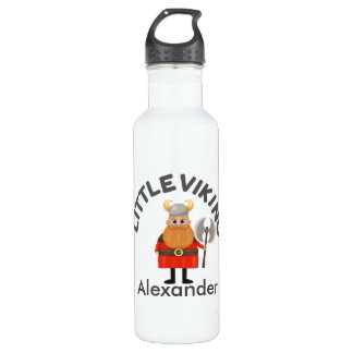 Personalized Little Viking Kids Water Bottle 