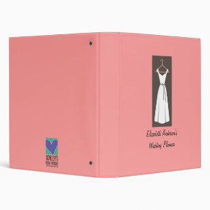 Personalized Little White Dress Wedding Planner Binder