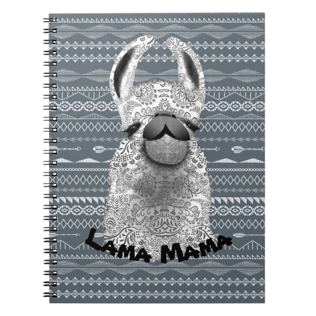 Personalized Llama Mama Notebook (Front)