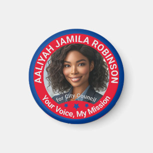 Personalized Local Election Custom Photo Campaign Magnet
